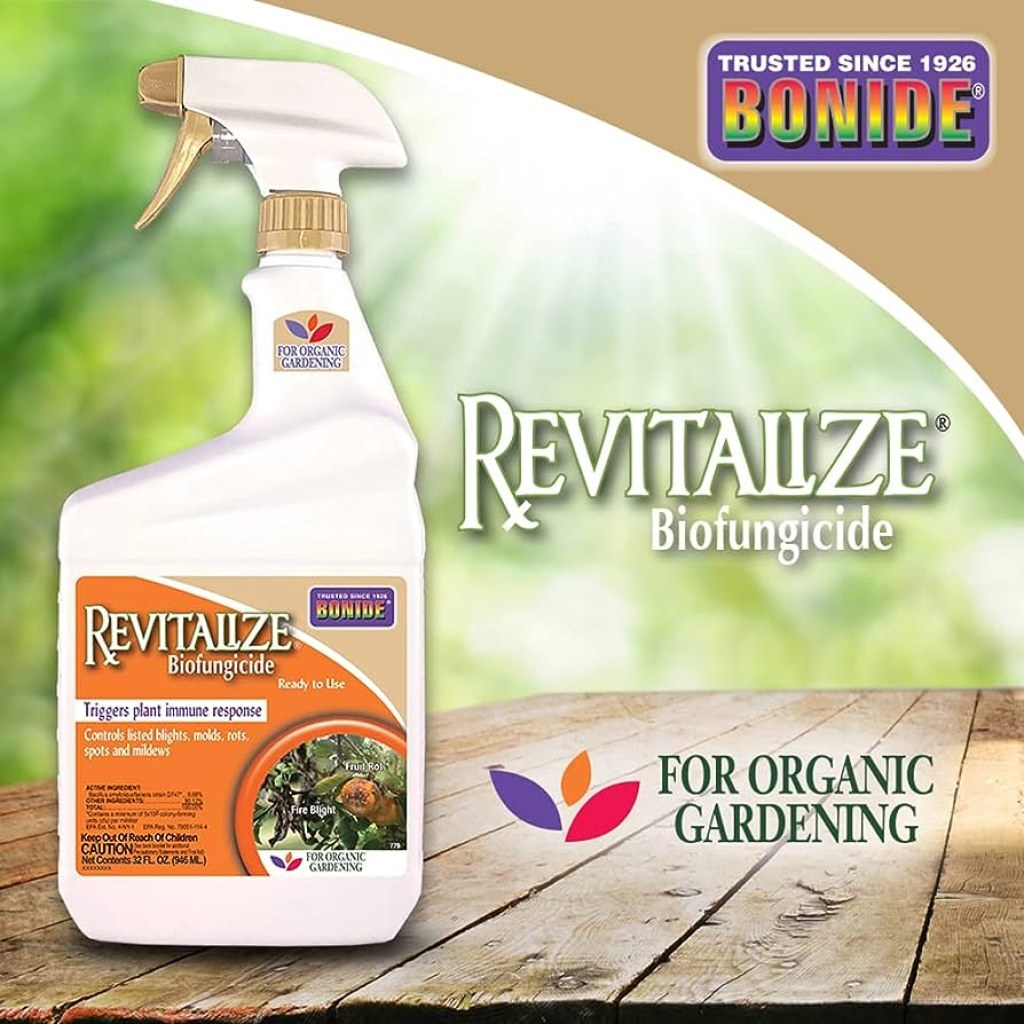 Picture of: Bonide Revitalize Biofungicide,  oz Ready-to-Use Disease Control Spray  for Organic Gardening, Indoor & Outdoor Use